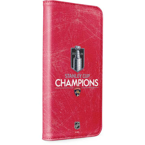 NHL 2024 Stanley Cup Champions Panthers iPhone 14 Pro Folio Case